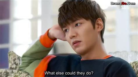 personal thoughts...my MINSUN diary: Lee Minho as Kim Tan in Heirs ep 4