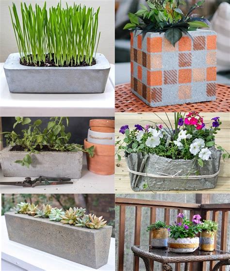 24 DIY Concrete Planter Ideas That Are Easy & Fun - Anika's DIY Life