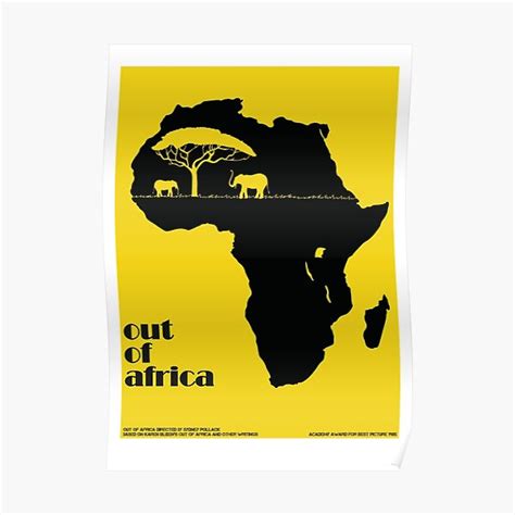 "Out of Africa" Poster for Sale by gimbri | Redbubble