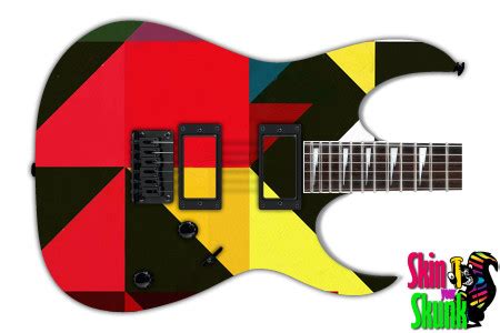 Geometric Guitar Skins - SkinYourSkunk.com