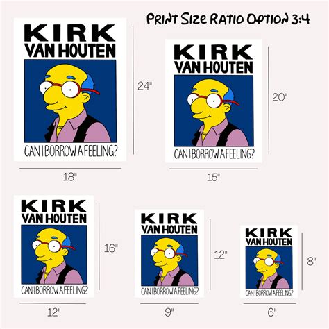 Kirk Van Houten Can I Borrow A Feeling Simpsons Digital Art - Etsy Canada