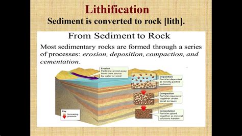 sedimentary rocks Part 1 Lithification - YouTube