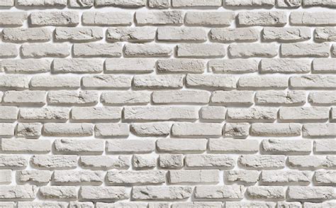 Incredible White Embossed Brick Wallpaper Ideas