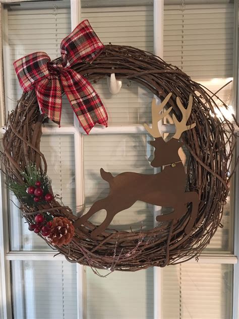 Rustic Christmas wreath | Rustic christmas wreath, Christmas wreaths ...