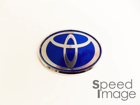 SI - Universal Toyota Emblem - 10.0cm x 7.0cm - Blue-SI-TOYO