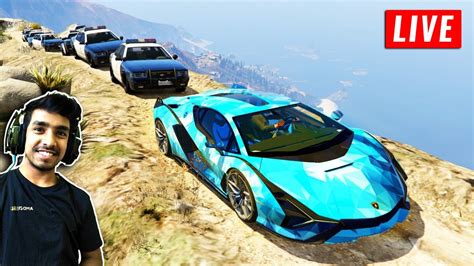 GTA 5 LIVE | STOLE TECHNO GAMERZ'S LAMBORGHINI | ROBBERY IN CITY | GTA V GAMEPLAY - YouTube