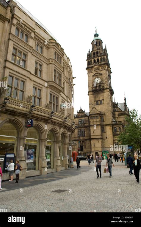 Sheffield city centre Stock Photo - Alamy