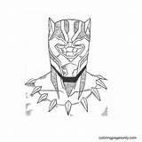 Black Panther Coloring Pages  Free Printable sketch template