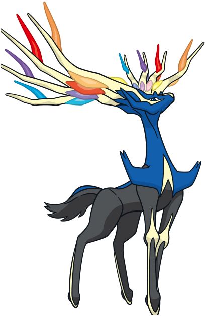 Xerneas official artwork gallery | Pokémon Database