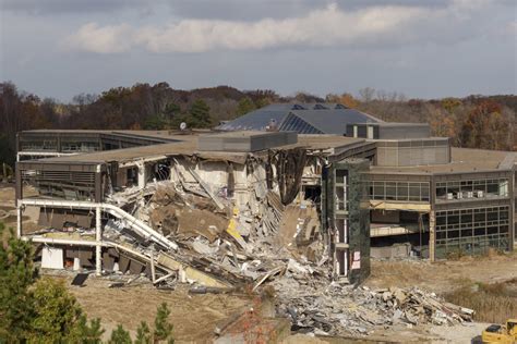 End of an era: The demolition of TRW's Lyndhurst Headquarters