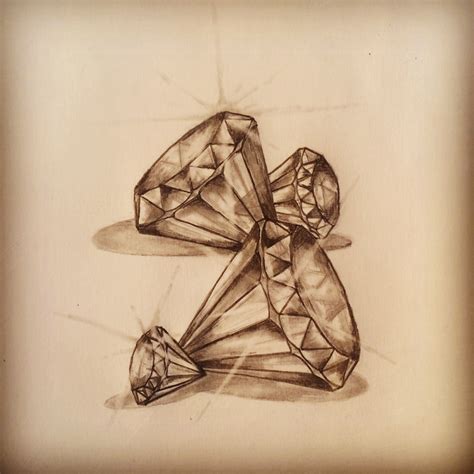 Diamond Sketch at PaintingValley.com | Explore collection of Diamond Sketch