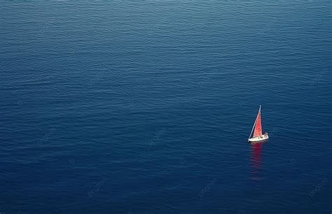 A White Sailboat In White Ocean Water Background, Daytime, Sea, Outdoor Background Image And ...