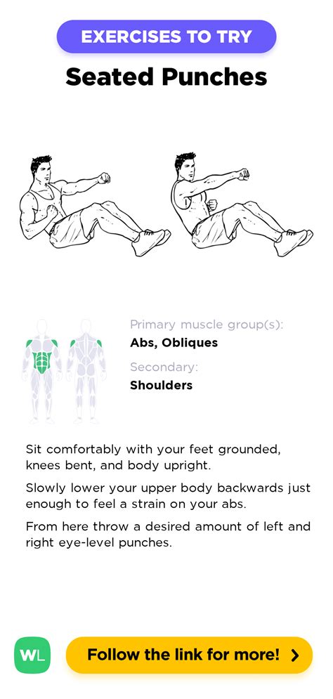 Seated Punches – WorkoutLabs Exercise Guide