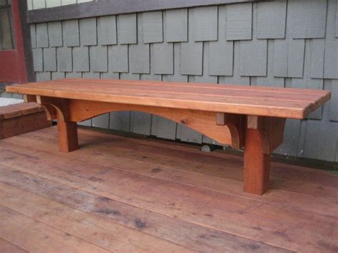 Craftsman Style Redwood Built-in Deck Benches | Craftsman style, Craftsman style porch ...