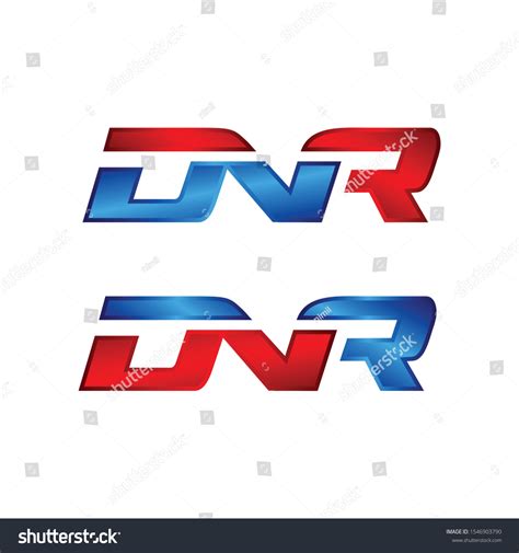 Dnr Logo Design Vector Simple Clean Stock Vector (Royalty Free ...