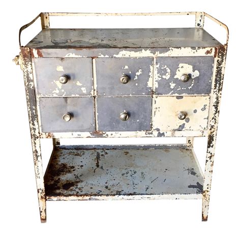 Vintage Industrial Cabinet | Chairish