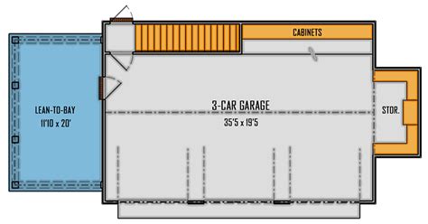 ADU House Plan with 3-car Garage - 510176WDY | Architectural Designs ...