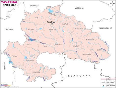 Yavatmal River Map