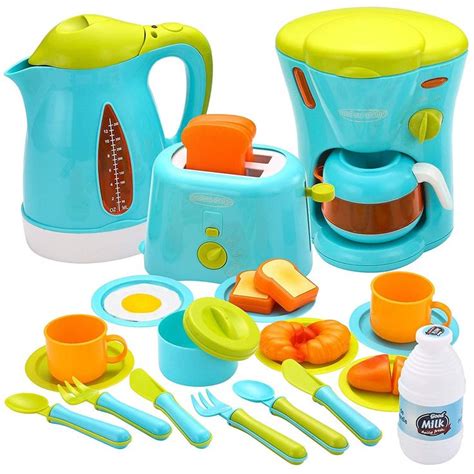 Play Kitchen Appliances Playset | Play kitchen accessories, Play kitchen, Play kitchen appliances