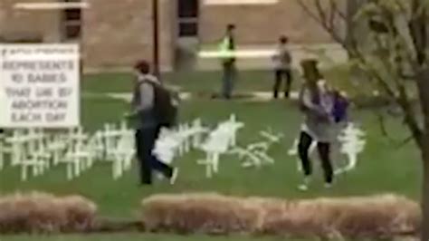 WATCH: Student Wrecks Pro-Life Memorial at Ohio's Miami-Hamilton ...