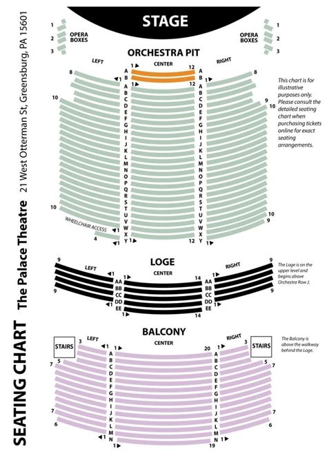 Knight Theatre Seating Chart | Printable Templates Free