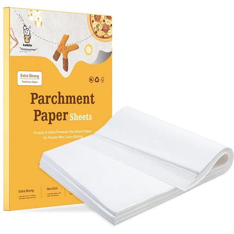 Katbite 100Pcs 16x24 inch Heavy Duty Parchment Paper Sheets,Parchment Sheets for Baking ...