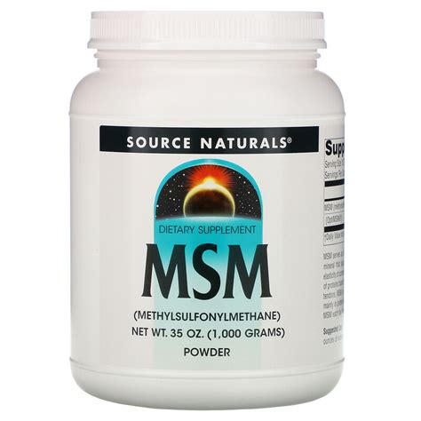 Source Naturals, MSM Powder, 35 oz (1,000 g) - iHerb