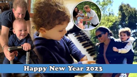 Harry and Meghan release new year photo 2023 with Baby Archie and ...