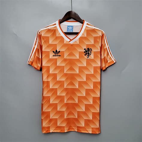 1988 Netherlands Home Retro Soccer Jersey Holland Football | Shopee ...