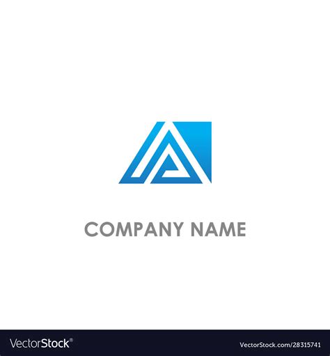 Triangle delta logo Royalty Free Vector Image - VectorStock