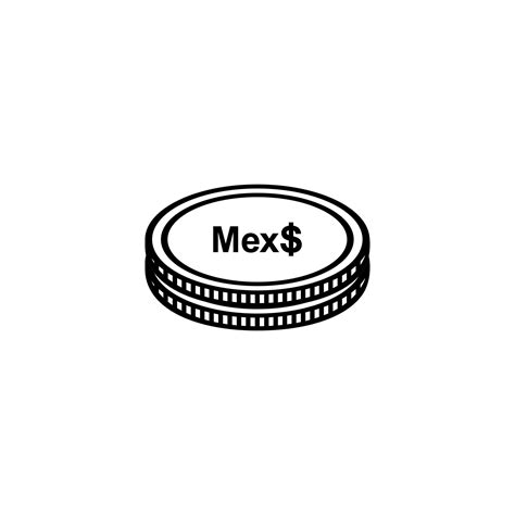 Mexico Currency Symbol. Mexican Peso Icon, MXN Sign. Vector Illustration 16926282 Vector Art at ...