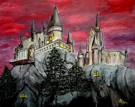 Hogwarts Castle Drawings