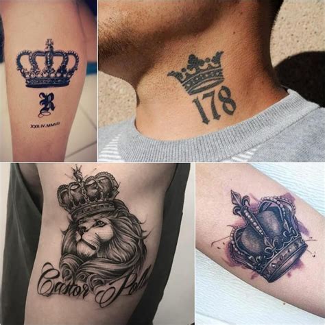 King Crown Piece Tattoo