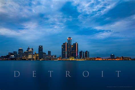 Detroit Skyline (DETROIT) - Shawn Lee Studios - Detroit, MI