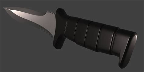 3D Model Replica of Leon Kennedy's Knife From the Original Resident Evil 4 in STL Format ...