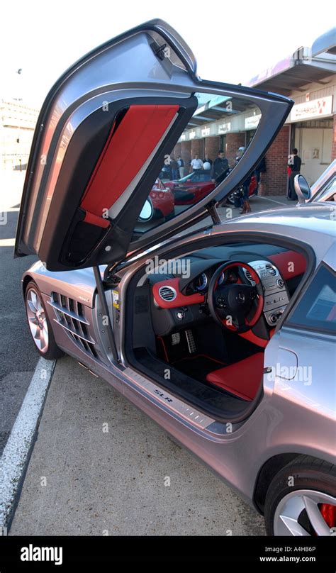 McLaren Mercedes SLR car interior Stock Photo - Alamy