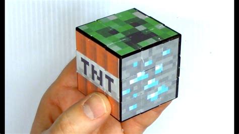 Make A Minecraft Rubik's Cube Puzzle - YouTube