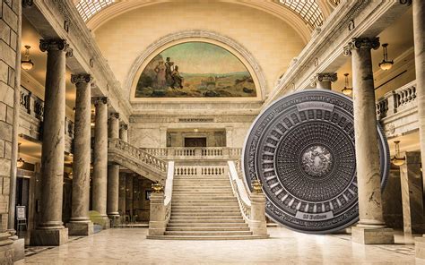 Third four-layer concave silver coin debuts the impressive domed ceiling of the US Capitol ...
