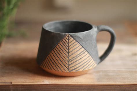 ceramic mug, wheel thrown pottery mugs, minimalist, stoneware mugs, coffee mug, teacup, pottery ...