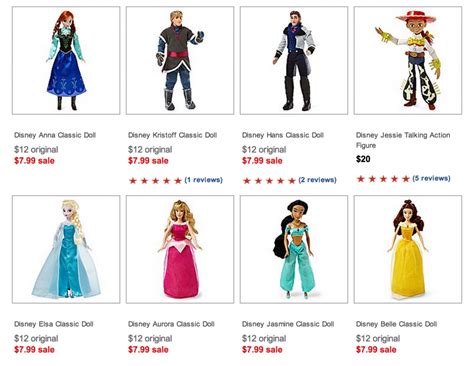 Disney Dolls (Including NEW Frozen Characters) $7.99! - Freebies2Deals