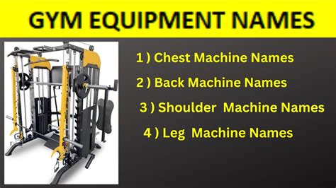 List Of Gym Equipment Names: 55 Gym Machine Types Pictures, 50% OFF