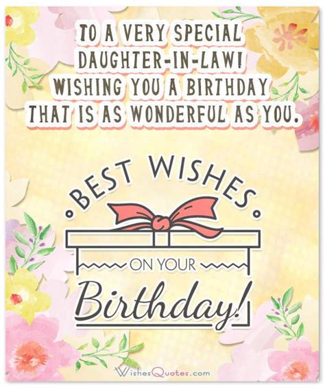 Birthday Wishes For Daughter-in-Law From The Heart By WishesQuotes