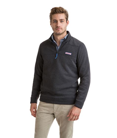 Lyst - Vineyard Vines Classic Sweater Fleece Shep Shirt in Gray for Men