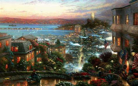 Nativity Thomas Kinkade Christmas Wallpapers - Top Free Nativity Thomas ...