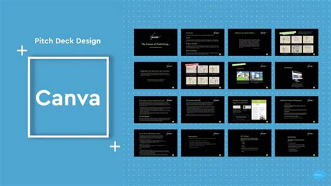 Canva pitch deck template redesign