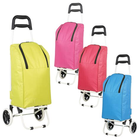 Large Cooler Bag Insulated Shopping Trolley Cart Collapsible ...