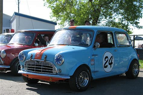 Terry Milnes' 1966 Austin Mini Cooper S Racecar, Number 24