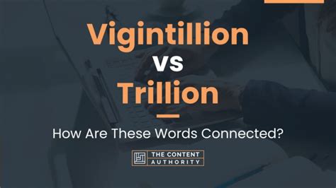 Vigintillion vs Trillion: How Are These Words Connected?