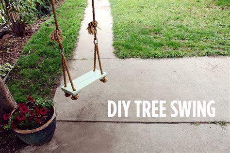 Make Your Own Tree Swing - A Beautiful Mess