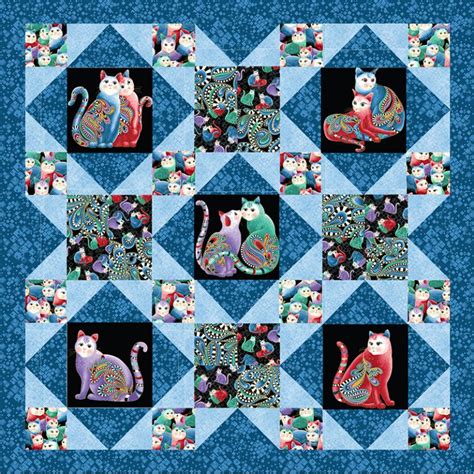 Free Fall Pattern (Optional Download) | Cat quilt patterns, Cat quilt, Quilts